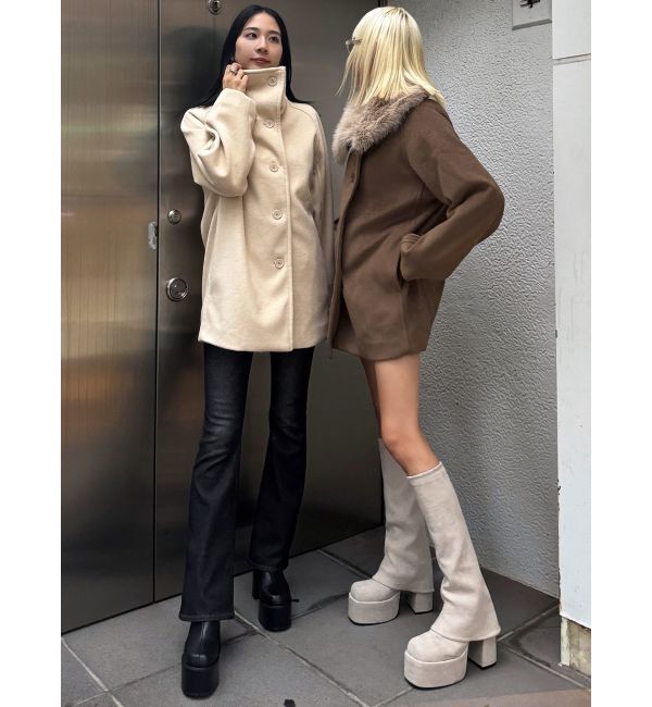 EMODA「オーバーダブルカラーミディコート」|その他|