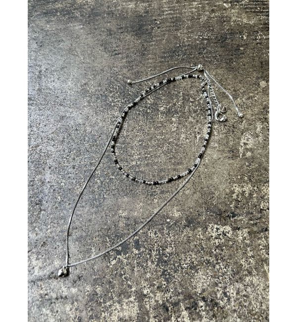 EMODA「ハートモチーフダブルネックレス」|ネックレス|