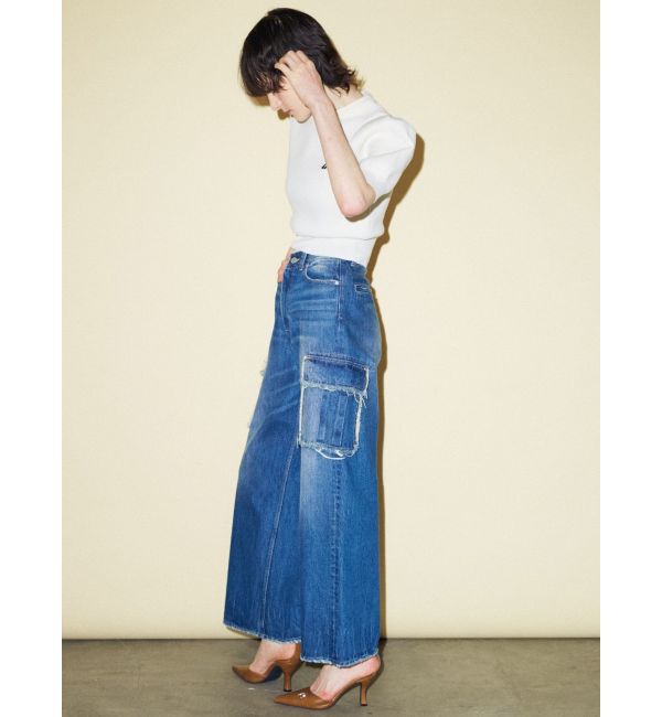 EMODA「アウトポケットワイドジーンズ」|デニム|