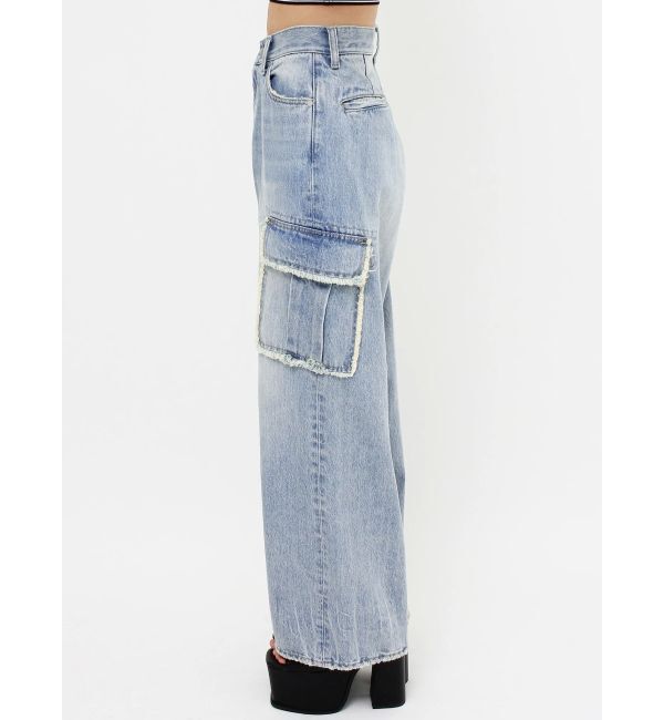 EMODA「アウトポケットワイドジーンズ」|デニム|