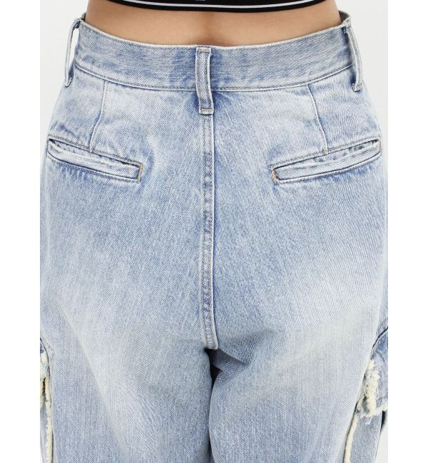 EMODA「アウトポケットワイドジーンズ」|デニム|