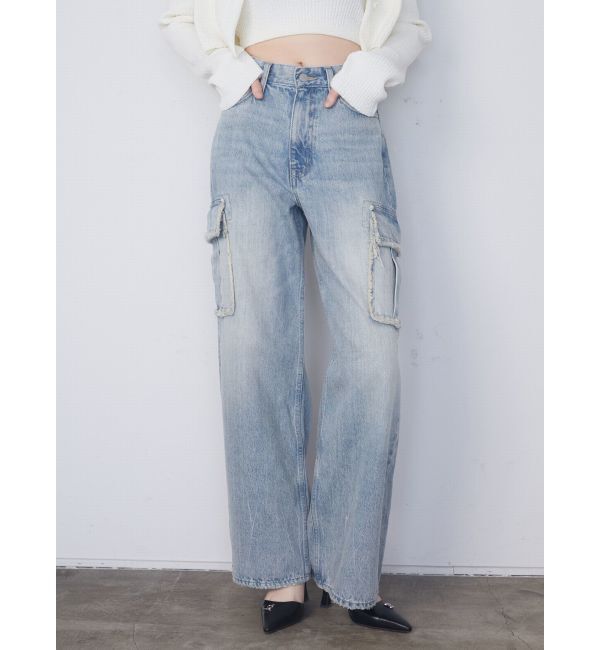 EMODA「アウトポケットワイドジーンズ」|デニム|