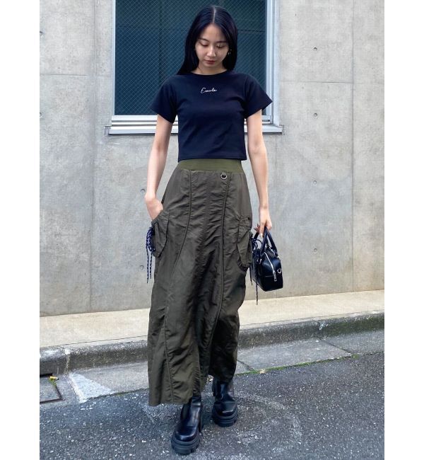 EMODA「ビーズロゴTシャツ」|Tシャツ・カットソー|