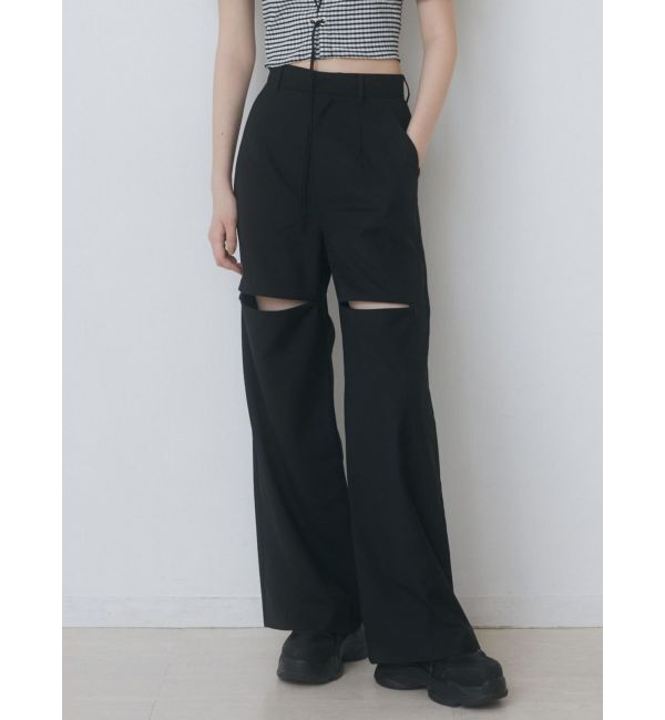 EMODA「ジップスリットワイドパンツ」|その他|