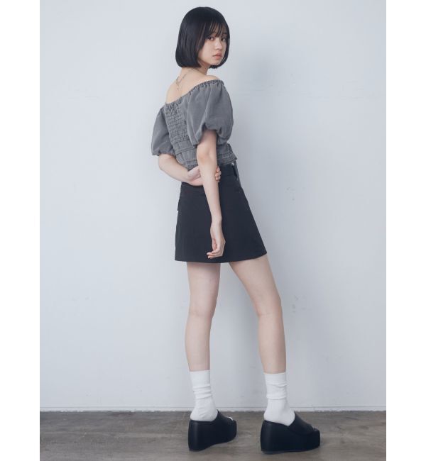 EMODA「デニムオフショルダートップ」|Tシャツ・カットソー|