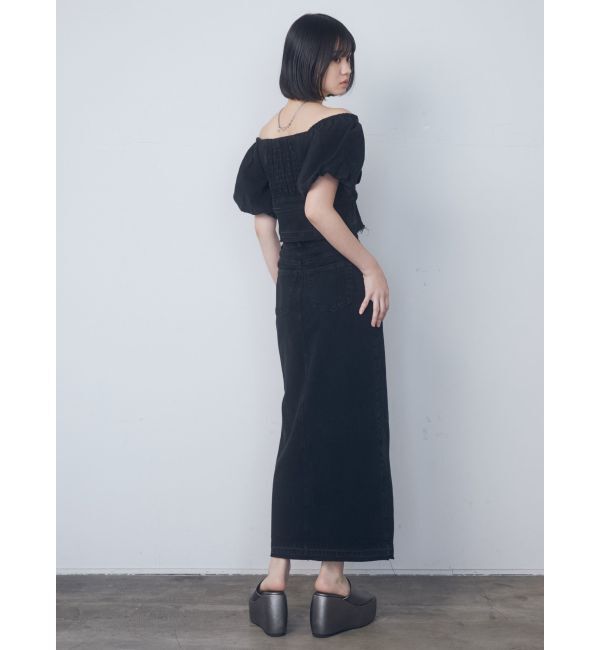 EMODA「デニムオフショルダートップ」|Tシャツ・カットソー|