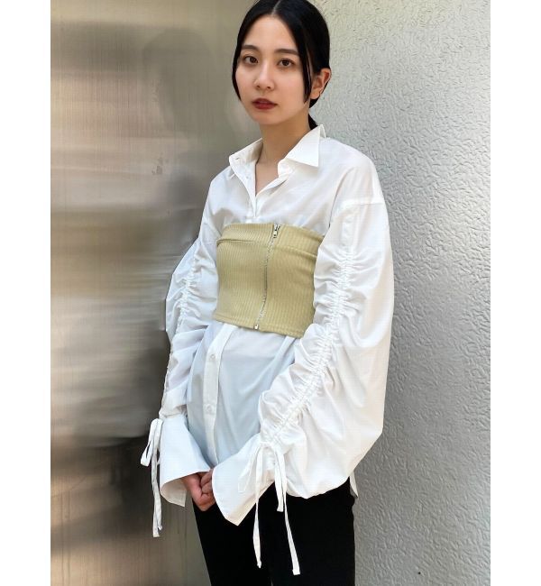 EMODA「ベアセットカーブシャツ」|シャツ・ブラウス|