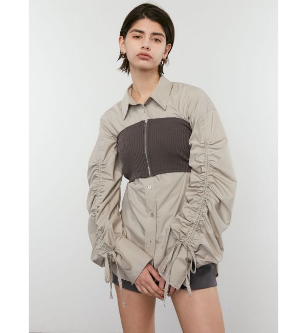 EMODA「ベアセットカーブシャツ」|シャツ・ブラウス|