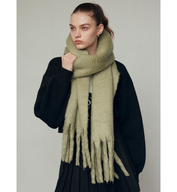 EMODA「ボリュームフリンジマフラー」|マフラー|