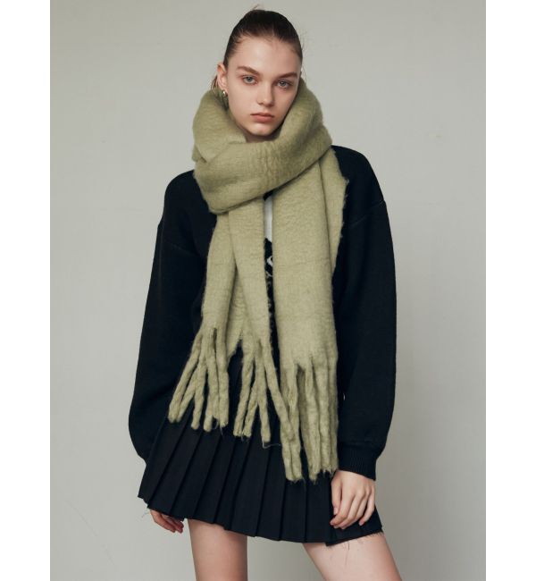 EMODA「ボリュームフリンジマフラー」|マフラー|