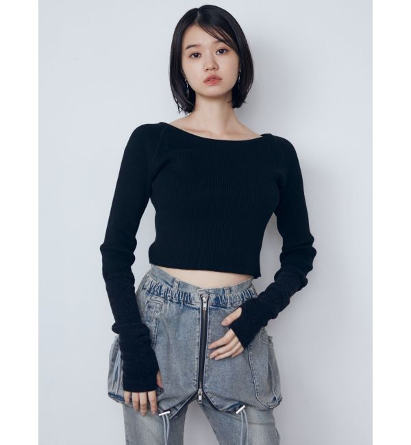 EMODA「ハンドウォームリブニット」|ニット・セーター|
