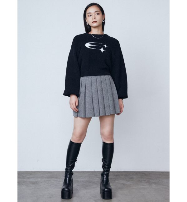 EMODA「ジャガードシャギーニット」|ニット・セーター|