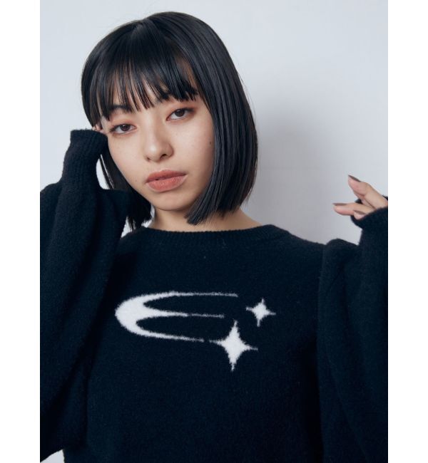 EMODA「ジャガードシャギーニット」|ニット・セーター|