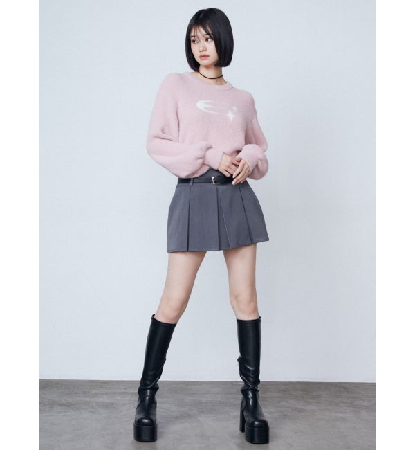 EMODA「ジャガードシャギーニット」|ニット・セーター|