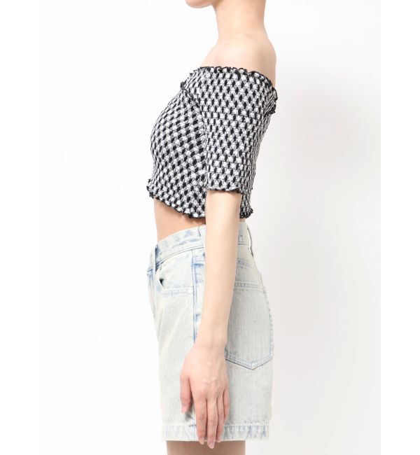 EMODA「フィットクロスバンドトップ」|Tシャツ・カットソー|