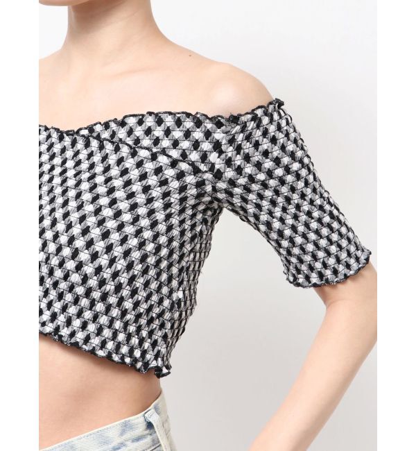 EMODA「フィットクロスバンドトップ」|Tシャツ・カットソー|