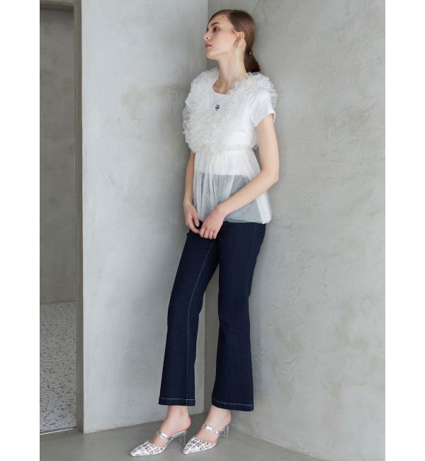 MERCURYDUO「エンブロイダリーワンポイントロゴTシャツ」|Tシャツ・カットソー|