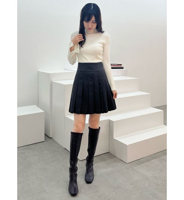 MERCURYDUO「【セットアップ着用可】ラップ風プリーツチェックミニスカパン」|その他|