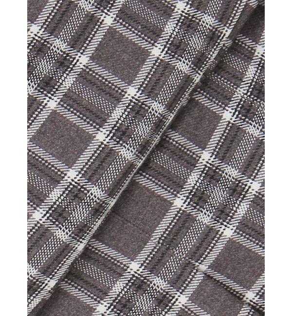 MERCURYDUO「【セットアップ着用可】ラップ風プリーツチェックミニスカパン」|その他|