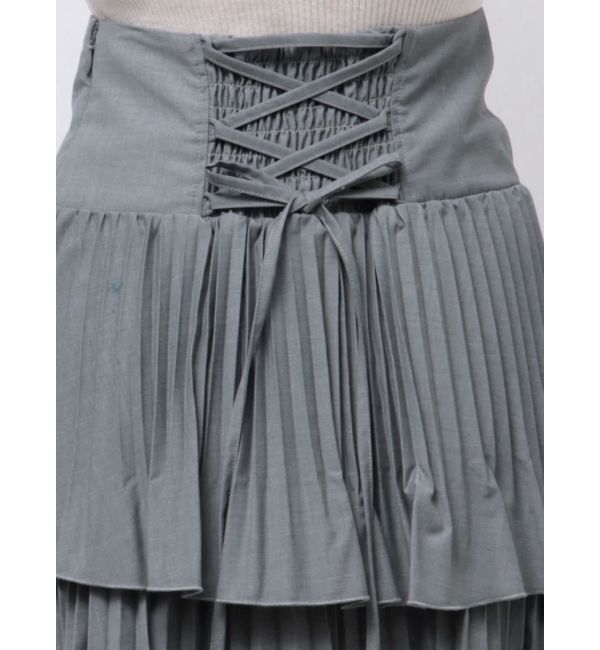 MERCURYDUO「マニッシュプリーツミニスカート」|スカート|