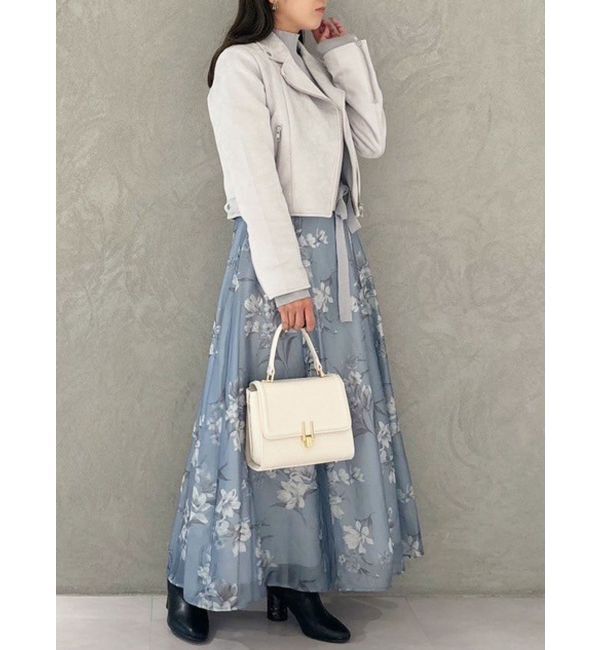 MERCURYDUO「フラワードッキングコルセットワンピース」|ワンピース|