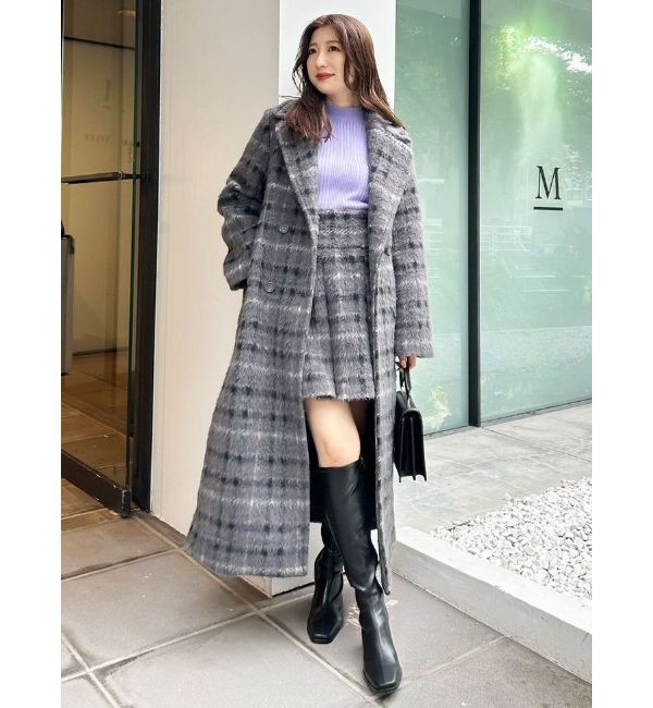 MERCURYDUO「シャギーロングチェスターコート」|チェスターコート|