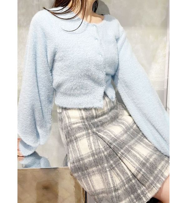 MERCURYDUO「シャギーチェックボックスプリーツミニスカパン」|その他|