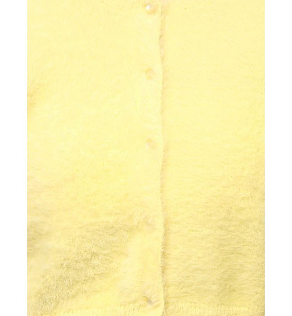 MERCURYDUO「ミニシャギーロングスリーブニットカーディガン」|カーディガン|