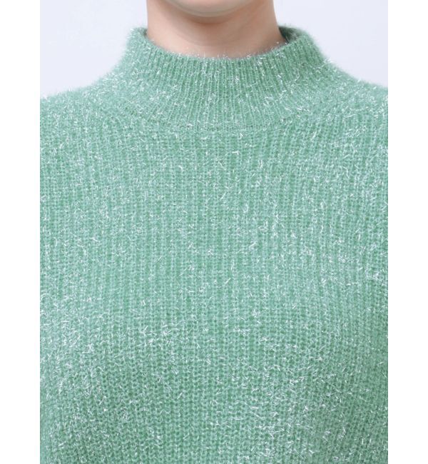 MERCURYDUO「フィルムシャギーボトルネックニット」|ニット・セーター|