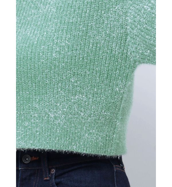 MERCURYDUO「フィルムシャギーボトルネックニット」|ニット・セーター|