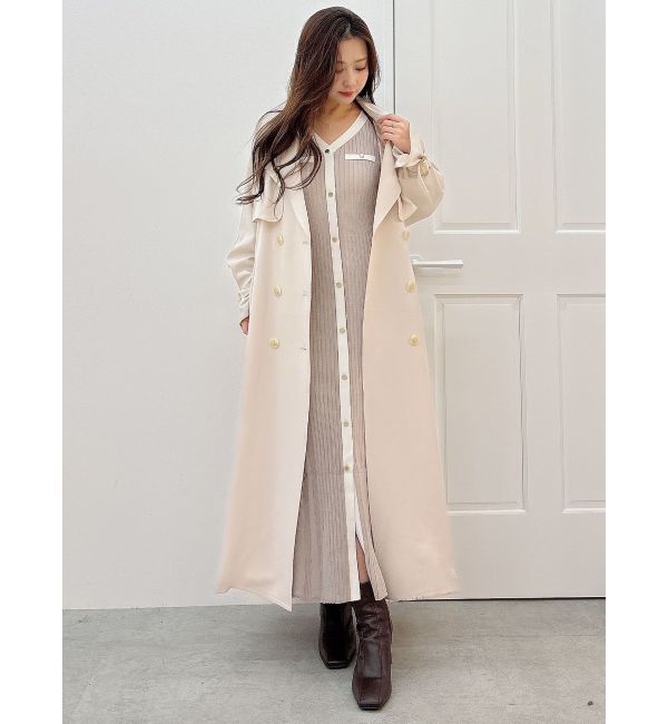 MERCURYDUO「ベーシックトレンチコート」|トレンチコート|