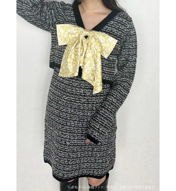 MERCURYDUO「TVアニメ【推しの子】ツイードカーディガンセットミニニットワンピース」|ワンピース|