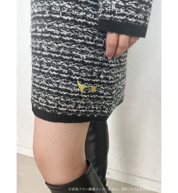 MERCURYDUO「TVアニメ【推しの子】ツイードカーディガンセットミニニットワンピース」|ワンピース|