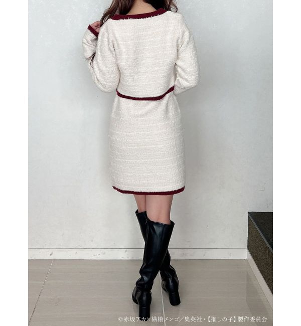 MERCURYDUO「TVアニメ【推しの子】ツイードカーディガンセットミニニットワンピース」|ワンピース|