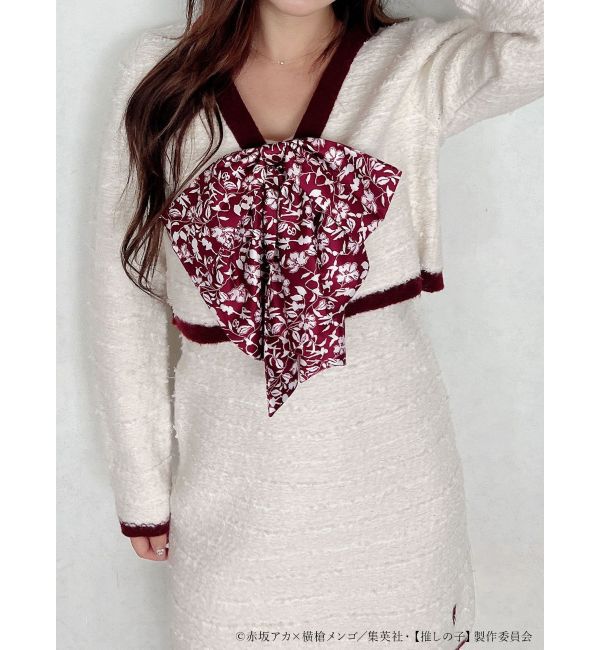 MERCURYDUO「TVアニメ【推しの子】ツイードカーディガンセットミニニットワンピース」|ワンピース|