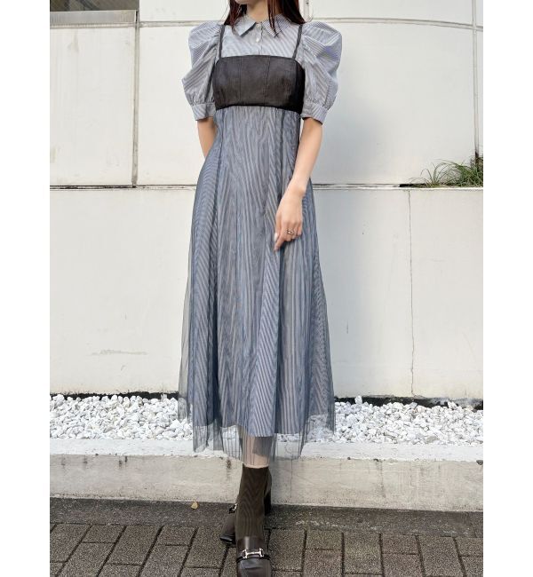 MERCURYDUO「ソックスローファーブーツ」|ショートブーツ|