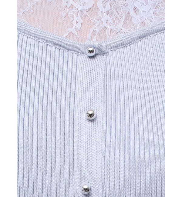MERCURYDUO「レースツイストニットドッキングワンピース」|ワンピース|