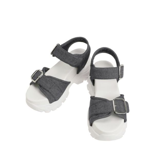 MERCURYDUO「ダブルベルトスポサン」|サンダル|