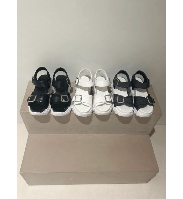 MERCURYDUO「ダブルベルトスポサン」|サンダル|