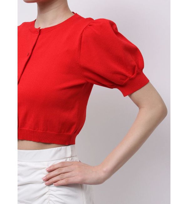 MERCURYDUO「クロップドニットアンサンブル」|カーディガン|