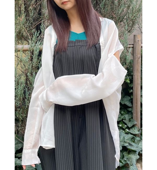 MURUA「2WAYシアーシャツ」|シャツ・ブラウス|ホワイト