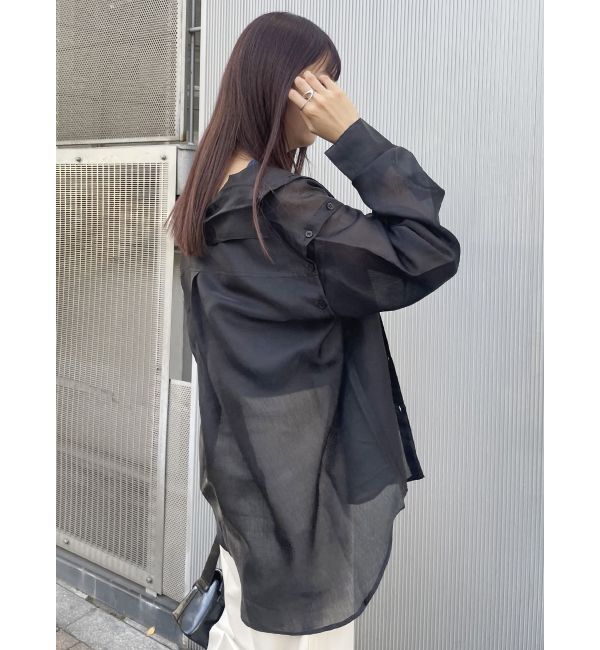 MURUA「2WAYシアーシャツ」|シャツ・ブラウス|