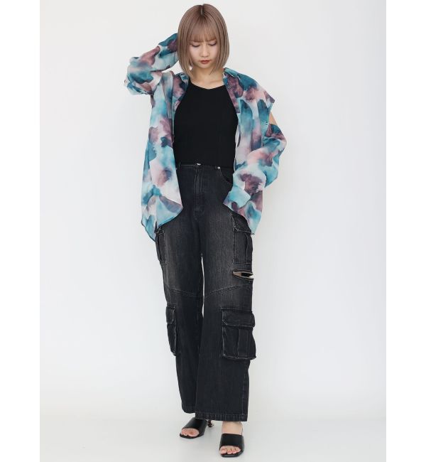 MURUA「2WAYシアーシャツ」|シャツ・ブラウス|