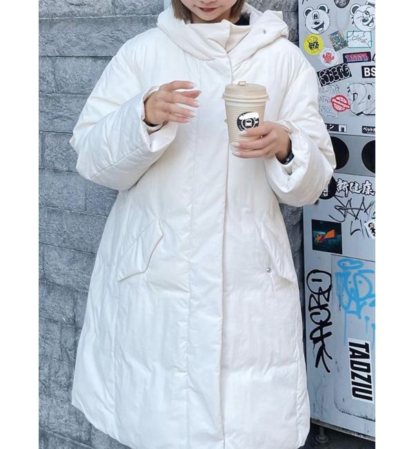 MURUA「コクーンミドルブルゾン」|ブルゾン・スタジャン|アイボリー