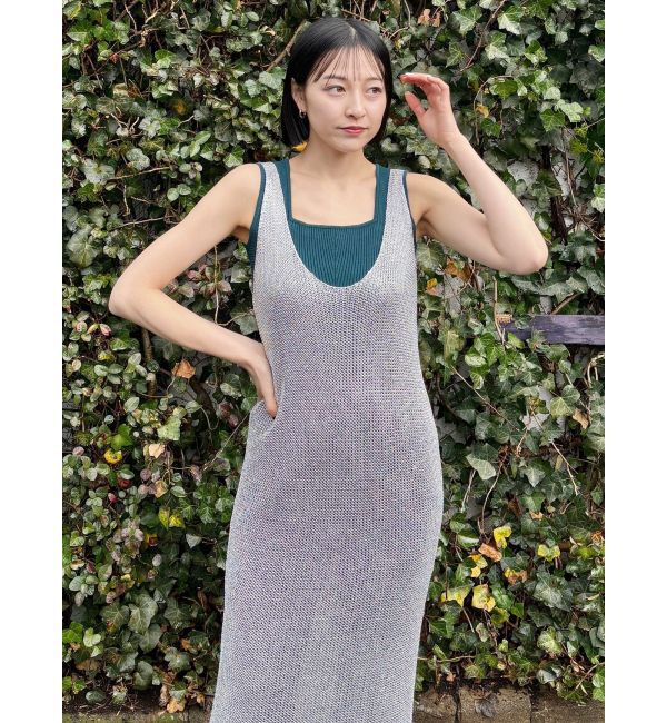 MURUA「メタリックメッシュロングワンピース」|ワンピース|