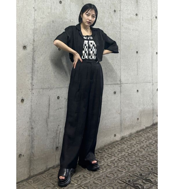 MURUA「オープンカラーシアーシャツ」|シャツ・ブラウス|