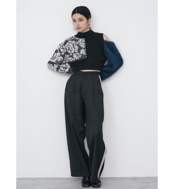 MURUA「ショルダーフラワーシャギーニット」|ニット・セーター|