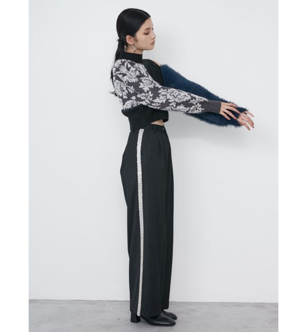 MURUA「ショルダーフラワーシャギーニット」|ニット・セーター|