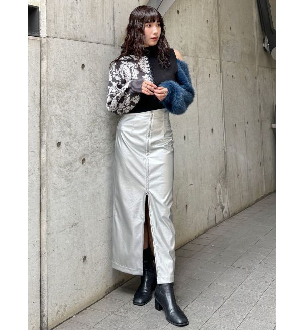 MURUA「ショルダーフラワーシャギーニット」|ニット・セーター|