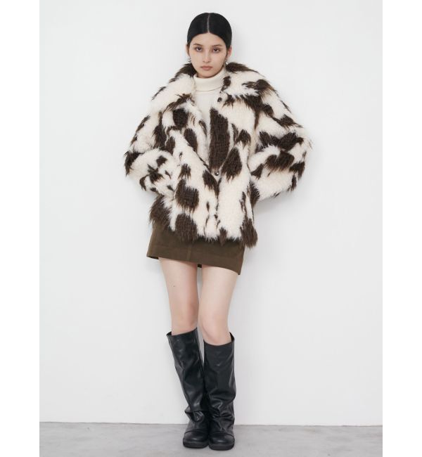 MURUA「カーリーフェイクファーブルゾン【2WAY】」|ブルゾン・スタジャン|